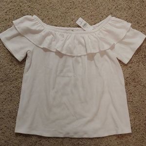 Loft Crinkle Off the Shoulder Top